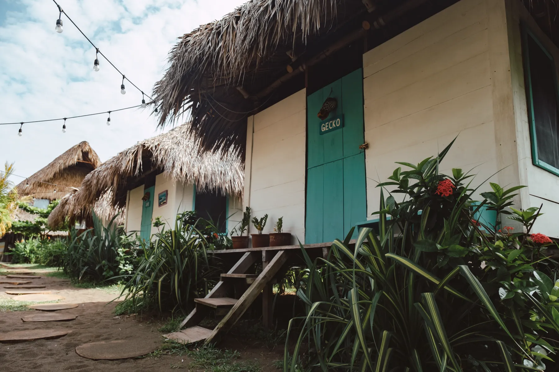 Open-air bungalows