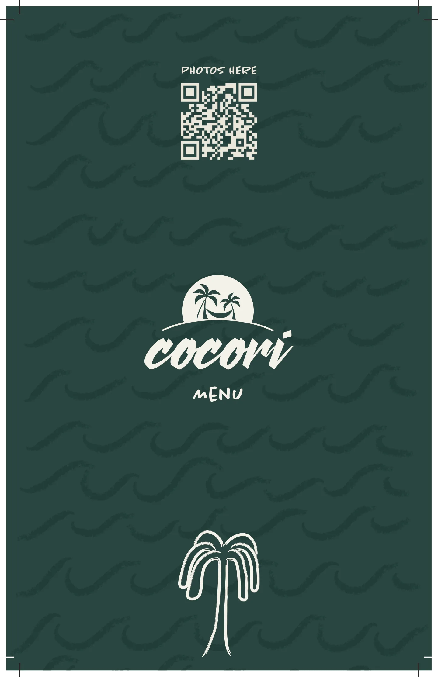 Cocorí restaurant menu, page 1 of 27